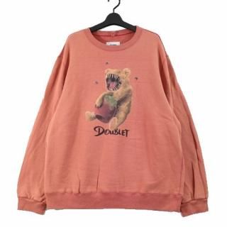 doublet ֥å 23AW VIOLENT STUFF BEAR PRINT SWEAT SHIRT  M åɷ