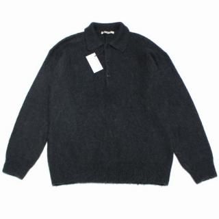 AURALEE ꡼ 23AW BRUSHED SUPER KID MOHAIR KNIT POLO إ˥åȥݥ 3 ֥å