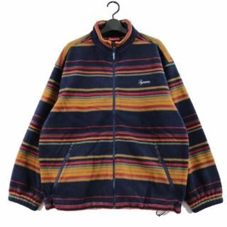 Supreme ץ꡼ 24AW Stripe Zip Up Fleece Jacket ȥ饤ץåץե꡼㥱å L ͥӡ