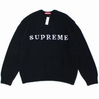SUPREME ץ꡼ 25SS Contrast Logo Sweater ȥ饹ȥ ˥å M ֥å