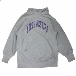 Champion ԥ 90s ᥭ ɽ REVERS WEAVE NORTH WESTERN С ѡ XXL 졼