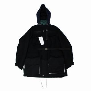 Sacai  21AW Wool Melton Blouson ȥ֥륾 㥱å 1 ֥å