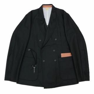 SUNSEA 󥷡 20AW N.M THICKEND DOUBLE BREASTED JACKET ֥֥쥹 㥱å 2 ֥å