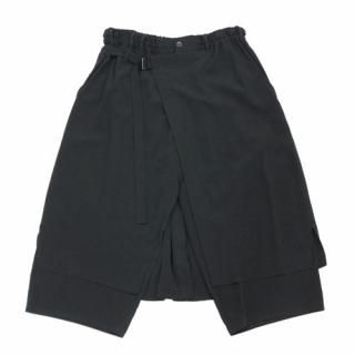 GroundY �����ɥ磻 T/A Vintage Decyne Wrap Skirt Pants Type1 ��å� �������� �ѥ�� 3 �֥�å�