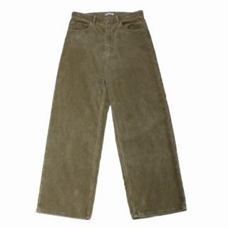 AURALEE ������꡼ 25SS PIGMENT DYE FINX CORDUROY WIDE 5P PANTS �����ǥ�����ѥ�� 3 ���꡼�֥֥饦��