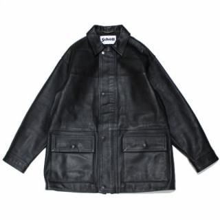 Schott ����å� 24SS BEAUTY&YOUTH ���� �ϡ��ե����� M �֥�å�