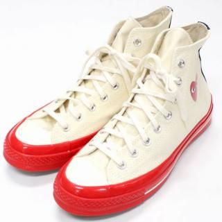 CONVERSE PLAY COMME des GARCONS ����С��� �ץ쥤 ����ǥ���륽�� Chuck Taylor CT70 9��27.5����� ���եۥ磻��