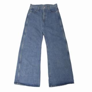 Pan �ѥ� 24AW  L'ECHOPPE ���� EX DENIM BAGGY ROLL PANTS �ǥ˥� �Х��� ������ �ѥ�� 30 ����ǥ���