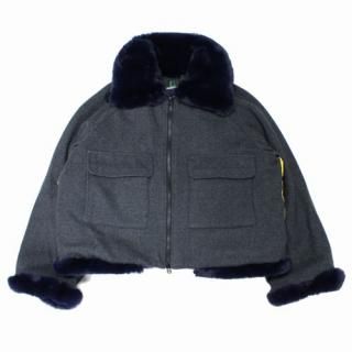 NON TOKYO �Υ�ȡ����硼 24AW AVIATOR FUR JACKET ���ӥ������� �ե��� ���㥱�å� 2 ���졼