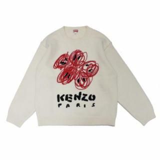 KENZO ���󥾡� 24SS Drawn Varsity Jumper �˥å� S �ۥ磻��