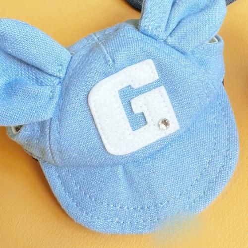 くま耳デニムキャップ - GODPIVA（ゴッドピバ）： 犬のお洋服、ドッグ