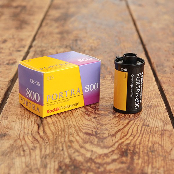 35mmフィルム「Kodak PORTRA 800（コダック ポートラ 800 