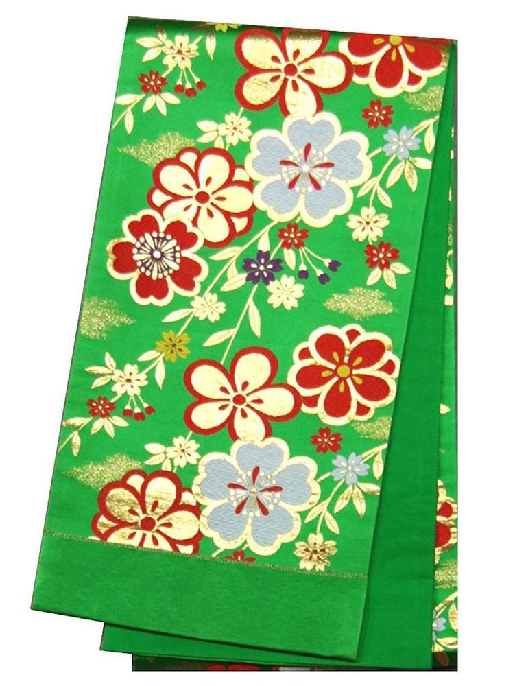 専用です☆☆子供ジュニア袋帯☆抹茶 子供ジュニア袋帯☆抹茶