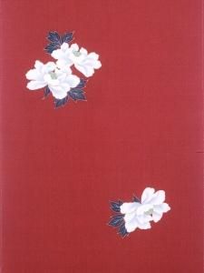 B07 着物 反物 高級別織 花ぐるま ウール