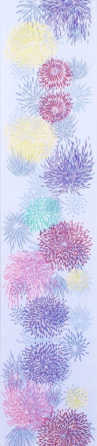 はる様　ゆかた反物 浴衣 反物 白地・アサガオ柄・No.170 : ゆかた反物の堀田 - 通販