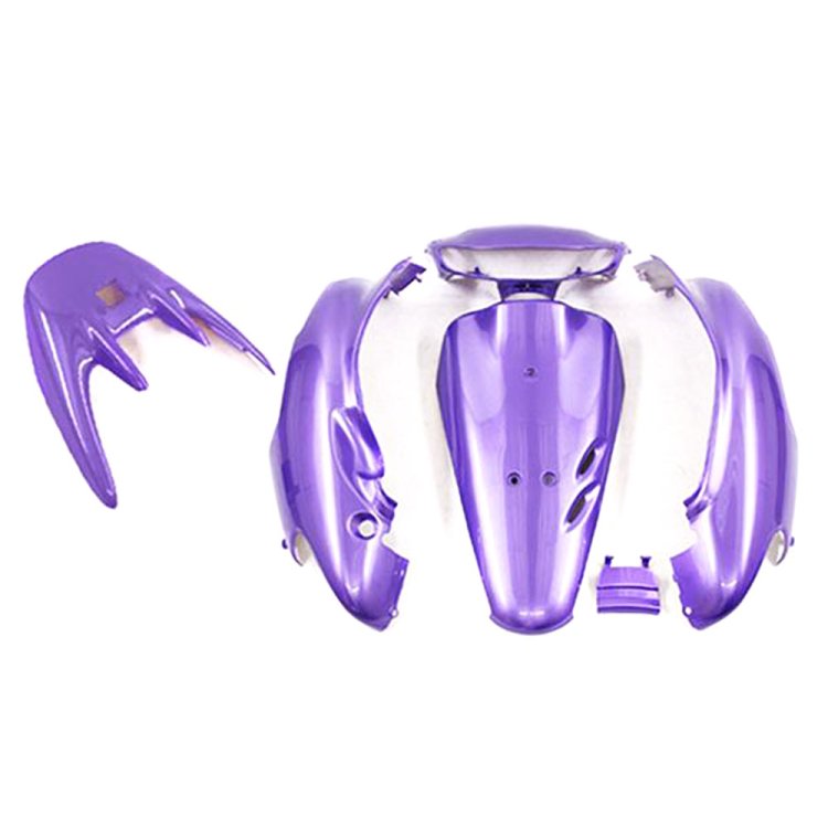 ホンダ DIO ライブディオ/ZX(AF35-1型) 外装カウル 6点セット 紫色 