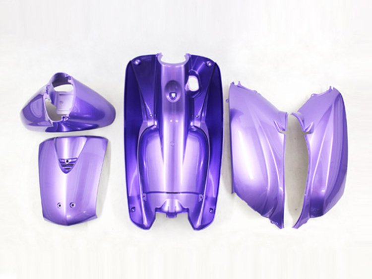 ホンダ トゥディ 外装カウル 5点セット 紫ラベンダー｜バイク