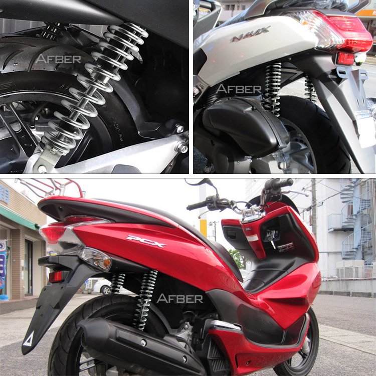 ホンダ PCX125 JF28/JF56 PCX150 KF12/KF18 純正タイプ メッキ リアショック リアサスペンション  1本｜バイクパーツ・バイク用品・カー用品・自動車パーツ通販 TOK