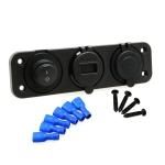 ᷿ߥå QC3.0®USBܡ(LEDŰ¢)+å+ɿ她å 12/24V֤<img class='new_mark_img2' src='https://img.shop-pro.jp/img/new/icons15.gif' style='border:none;display:inline;margin:0px;padding:0px;width:auto;' />