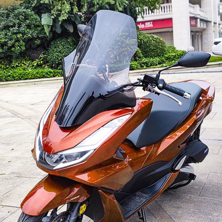 ホンダ PCX160/PCX125/e:HEV(JK05/JK06)用 ウインドシールド ロングスクリーン クリア(透明)スクリーン  取付け簡単｜バイクパーツ・バイク用品・カー用品・自動車パーツ通販