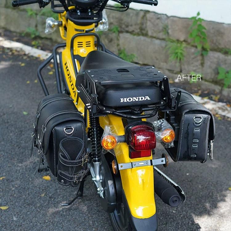 バイクリアキャリア カブ クロスカブ 110 対応 金属キャリア 外装 