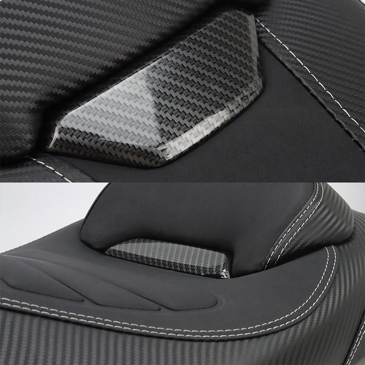 ホンダ対応 ADV160(KF54)用 黒レザー調＆カーボン調 カスタム