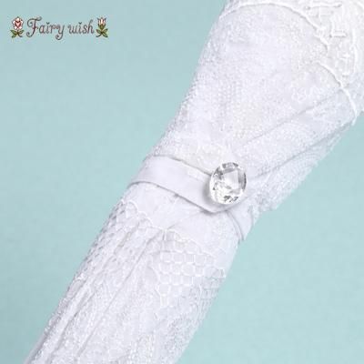 クラシカル刺繍パラソル（ホワイト） - Fairy wish web shopping