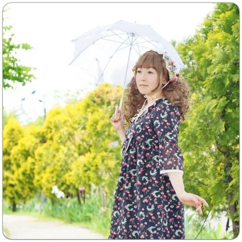 クラシカル刺繍パラソル(ホワイト) - Fairy wish web shopping クラシカル刺繍パラソル(ホワイト) - Fairy wish web shopping