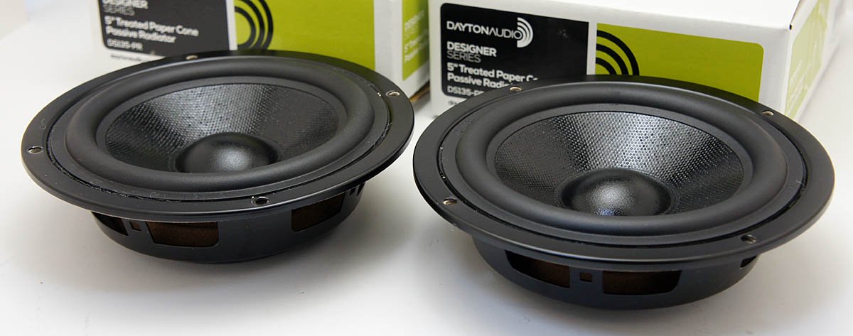 Dayton Audio DS135-PR 13㎝パッシブラジエーター（中古美品、ペア