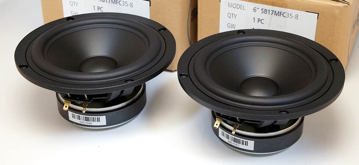 SB Acoustics SB17MFC35-8 17cmポリプロピレンコーンウーファー（ペア・中古超美品） -  スピーカー自作・フルレンジ・キット・パーツのミクセルインターネットショップ