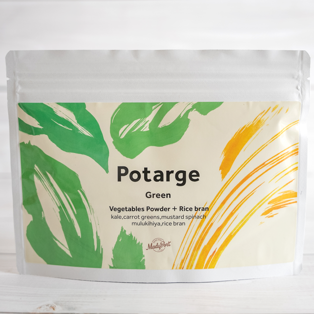 自然栽培野菜パウダー「Potarge Green ポタージェ グリーン（100g）」