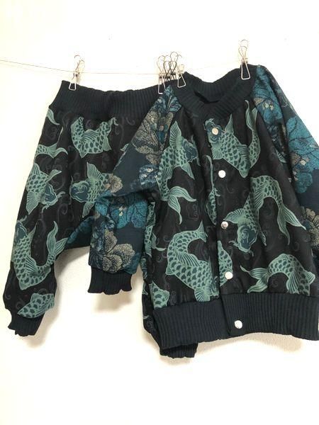 男の子ベビー服 和柄モンキーパンツ カーディガン 鯉花 手作り子供服 和柄服の通販店 神の手 男の子ベビー服 和柄モンキーパンツ カーディガン 鯉花 手作り子供服 和柄服の通販店 神の手