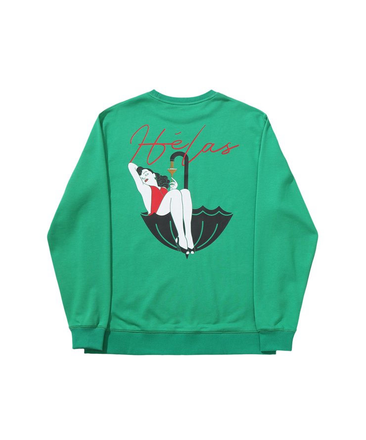 crewneck green