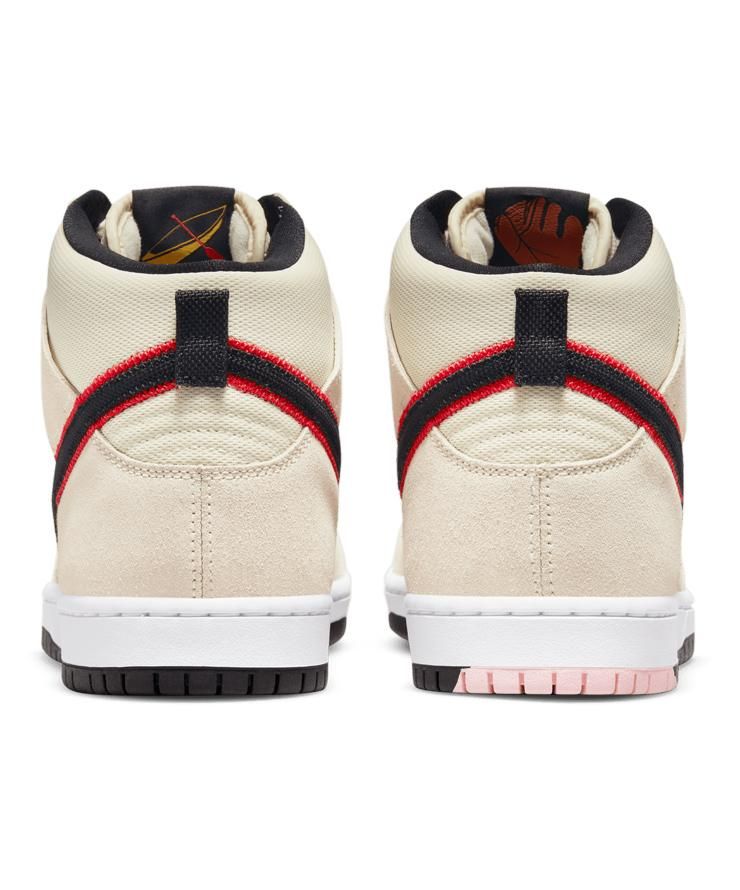 NIKE SB DUNK HIGH PRO PRM FTC ONLINE STORE オフィシャルオンラインストア ナイキ NIKE ブルックリン ダンク ハイ プレミアム エスビー 黒色 ブラック 赤 レッド ブルックリンプロジェクト ダンクハイ