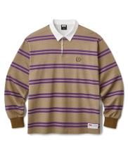 PRINTED STRIPE RUGBY SHIRT