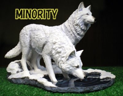 狼の オブジェ Warriors of Winter - MINORITY - 狼（WOLF/ウルフ 