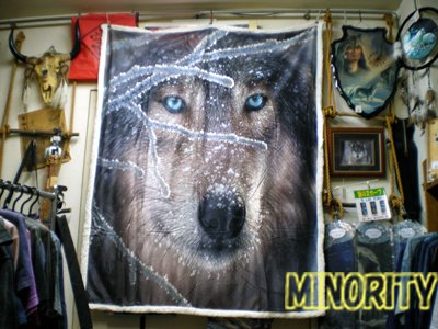 狼-ブランケット - MINORITY - 狼（WOLF/ウルフ/オオカミ)グッズ