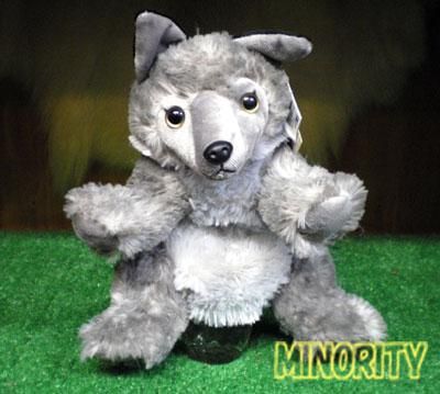 あっきゅ様オーダー品　もりのくまさん　パペット　オオカミ おおかみパペットwa - MINORITY - 狼（WOLF/ウルフ/オオカミ