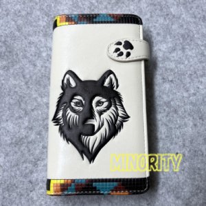 狼&ドリームキャッチャー・エナメル長財布 - MINORITY - 狼（WOLF/ウルフ/オオカミ)グッズショップ エリア