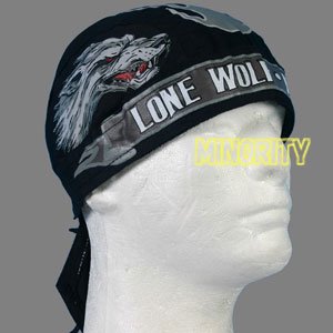 Lone Wolf バンダナキャップ - MINORITY - 狼（WOLF/ウルフ/オオカミ