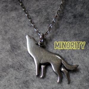 Howling Wolf ペンダント - MINORITY - 狼（WOLF/ウルフ/オオカミ)グッズショップ エリア