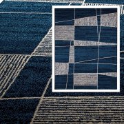 【55%OFF】高級 絨毯 輸入品 カーペット ラグ/ベルギー/ウィルトン織/コリーヌ/133×195/ブルー