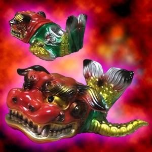 One up ピコピコ 獅子頭 ③（獅子頭ボーグ クリアVer. One up