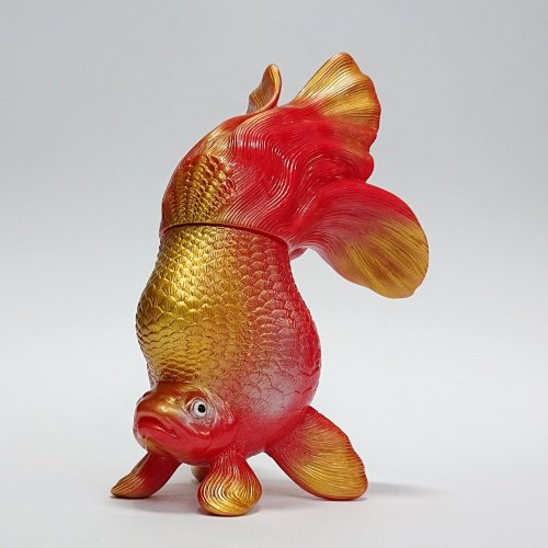 One up. てにをは タライキン3rd Color ソフビ フィギュア 金魚-