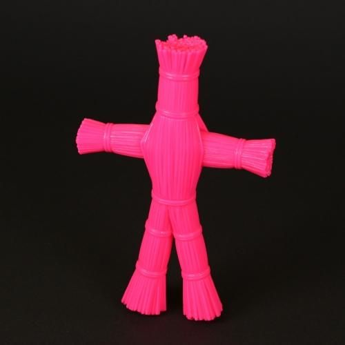 藁人形ソフビ －蛍光ピンク－ - One up. Online Store