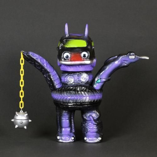 海外輸入 インボイス レトロ怪獣シリーズ バナゴン ライトグリーン ブラック×パープル 特撮