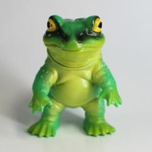 ケロンガ　ピコピコ重塗装　ベルツノガエル　タケピコ　one up ソフビ 緊急告知！ ショップ・One up.Online Storeにてタケピコの