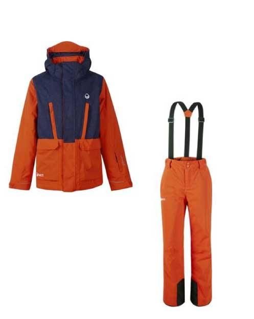 希少✨HALTI ハルチ スキーウェア オレンジ ヴィンテージ加工 ロゴパッチ スキーウエアSKI WEAR - スポーツたきぐち倶知安店 サイバーショップ