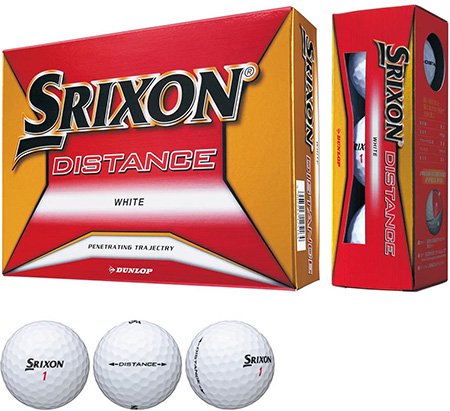 ダンロップゴルフ DUNLOP GOLF SRIXON DISTANCE WH ホワイト ボール