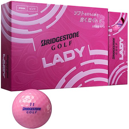 ブリジストン BRIDGESTONE GOLF LBWXJ LADY PK ピンク [ゴルフボール